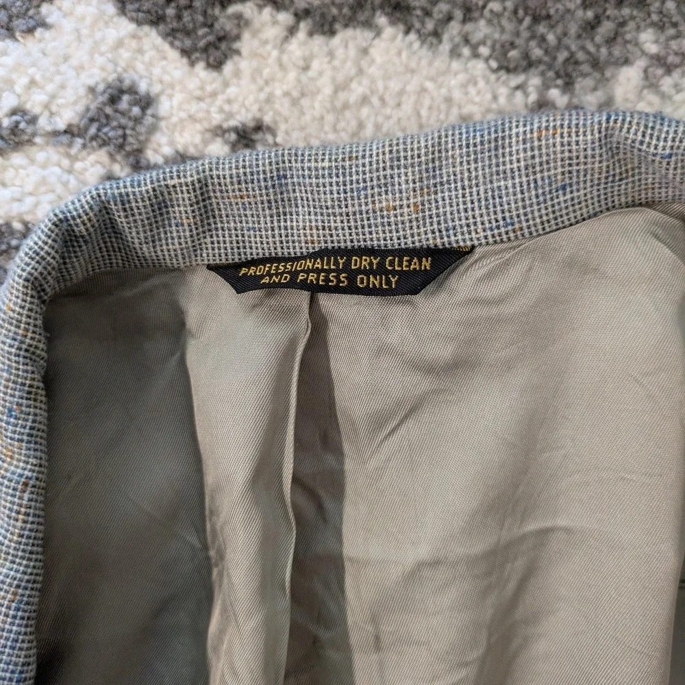 Vintage Palm Beach Blazer Mens‎ Check 48R Tweed Sport Coat 60s-70s